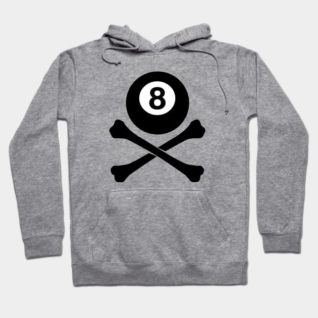 8 BALL JOLLY ROGER Hoodie by ROBZILLANYC